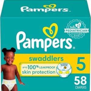 Pampers Baby Diapers - Swaddlers - Size 5, 132 Count, Ultra Absorbent Disposable Infant Diaper